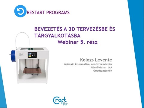 Bevezetés a 3D nyomtatásba és tervezésbe webinar 5. rész (színkezelés)-HD