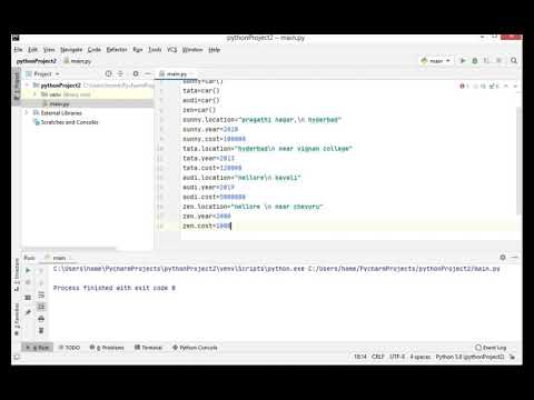 #11 OOP's concepts in Python