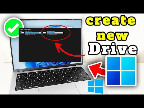How to Create New Drive | How to create new disk partition in Windows | SSD disk partition