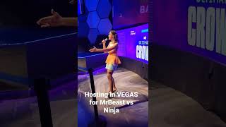 (Vlog Highlight) MrBeast vs Ninja in VEGAS... and I'M HOSTING! #ultimatecrown