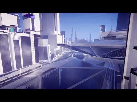 Mirror's Edge: Catalyst live wallpaper, City of Glass ambience and music (4K UHD 60 fps)