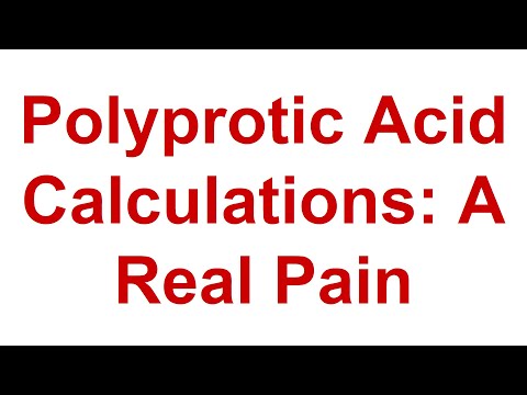 How to Solve Polyprotic Acid H3O+ and Anion Concentration Problems (calculations/concept)