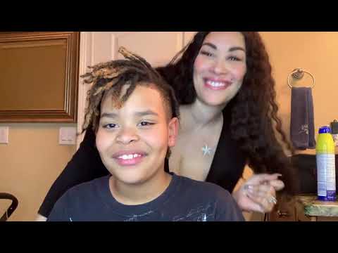 KEKE WYATT THE BARBER! QUARANTINE HAIRCUTS ON MY SON!