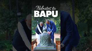 PM Modi & Chancellor Merz offer tributes to Mahatma Gandhi at Sabarmati Ashram | #shorts