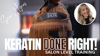 Hair Extension Course: Keratin Application - Everything You Need To Know For A Perfect Install! 