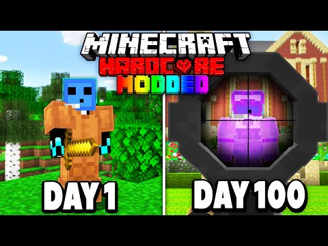 HUNTED for 100 Days in a Minecraft WAR...  (Minecraft Manhunt)