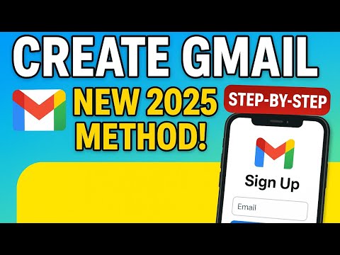 How to Create a Gmail Account in 2025 | Step-by-Step Email Sign Up Tutorial