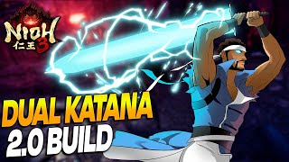 Dual Katana Build 2.0 | Lv 110 Too Fast Too Strong! | Nioh 3 Gameplay