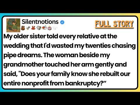 My sister told everyone I wasted my twenties. Then a woman revealed I saved their nonprofit.