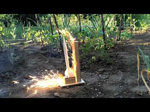 Rocket explosion