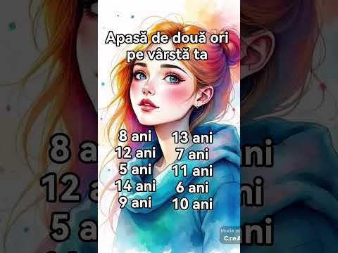 Tu ce vârstă ai?