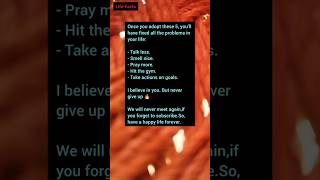 Fix all yours life problems#shorts#life#facts