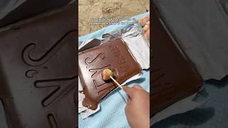 chocolate covered strawberries at the beach #beach #vacation #strawberry #chocolate #beachvibes