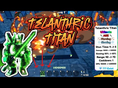 🔥Testing the new Ultimate Telanthric Titan in Toilet Tower Defense- D_Mented🔥