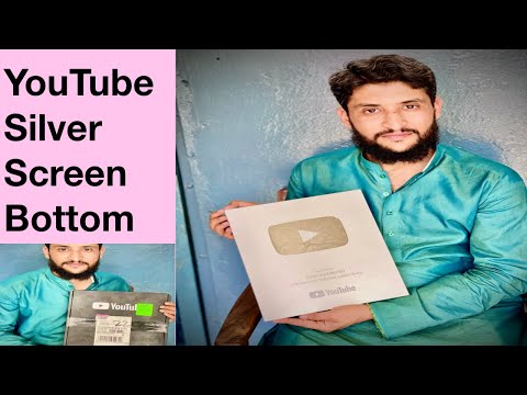 YouTube silver screen botton 🥰🥰 #youtube #silver #botton