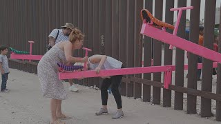 Ronald Rael Teeter-Totter wall