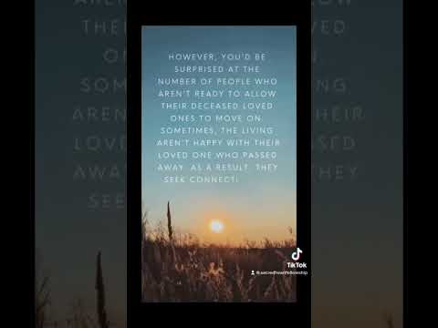 A glimpse into channeling your loved ones.