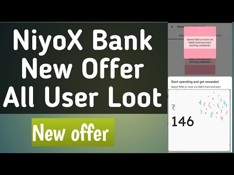 NIYOX BANK NEW OFFER!! ALL USER LOOT OFFER!! TODAY NEW CASH BACK!! 😱