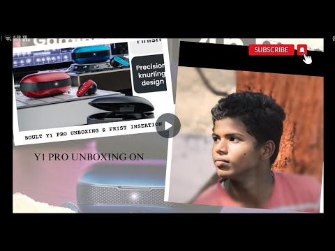 New Boult Y1 PRO UNBOXING + FRIST INPRACTION  @ntechofficialtelugu