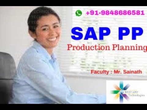 SAP PP Online Training in Hyderabad, Bangalore | SAP PP MRP Evaluation Training Video
