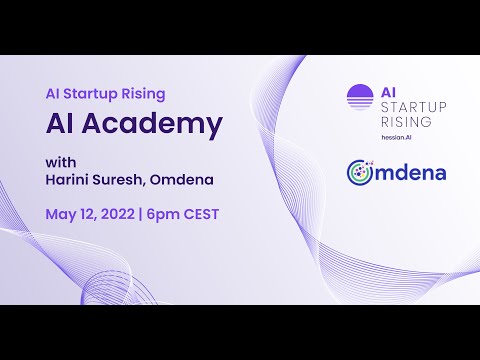 AI Academy 03/22: Harini Suresh, Omdena "Helping People w/ Visual Impairment through Comp. Vision"