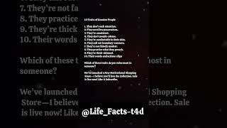 10 Traits of Genuine People/value Yourself/Change your life/Psychology facts/Motivation#shorts