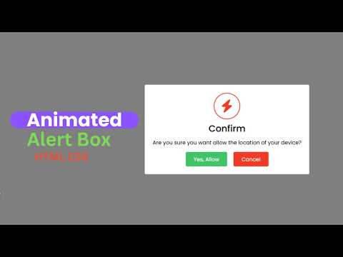 Create Popup Modal Box using HTML & CSS | Alert Box in CSS ❤️ @mrcodebox33