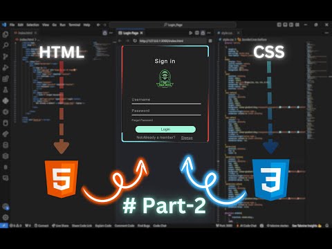 SignUp  Page ✨|# Part-2 |  Animated Signup Page | Login & Signup