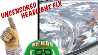 How To Restore Headlights PERMANENTLY | 5 Minute CHEAP FIX to Foggy Headlights | NO TOOLS