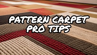 Pattern Carpet Seams Pro Tips: Unlocking the Key to Flawless Flooring