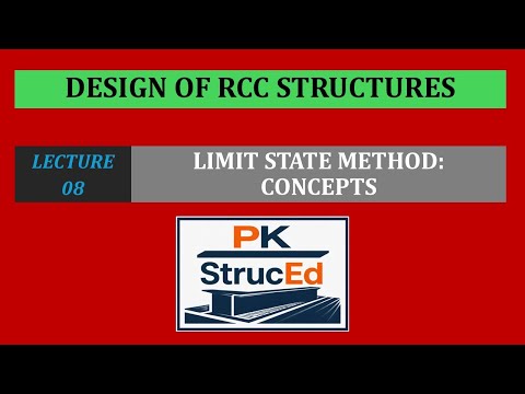 RCC Design – Lecture 08 | Limit State Method in RCC | Concepts & Assumptions