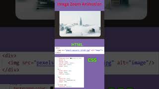 Stunning Image Zooming Effect with HTML, CSS, JS #imagedesign #webdesign