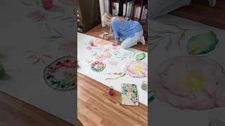 Doing Something For Myself - Painting Big Loose Florals