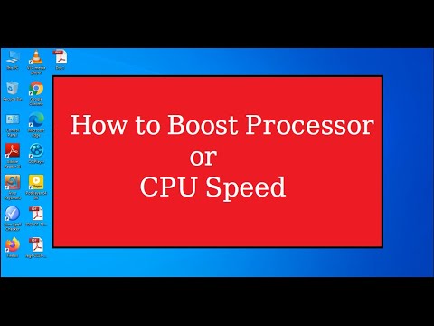 How to Boost Processor or CPU Speed in Windows