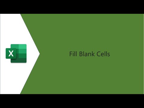 Fill blank cells in excel | Excel Cheats #excel #googlesheets