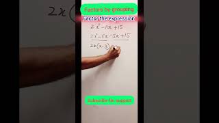 factors by grouping #maths #education #class10life #supplementary #oxfordmaths #mathstricks #math