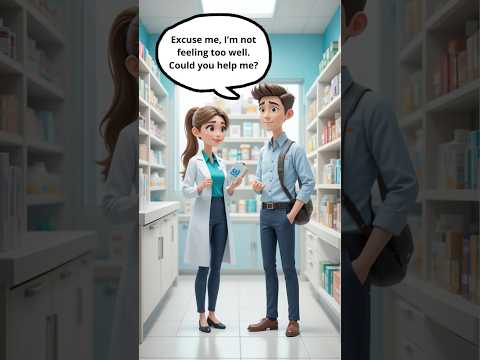 At the Pharmacy | Daily English Conversation #english #englishconversation #englishspeaking #shorts