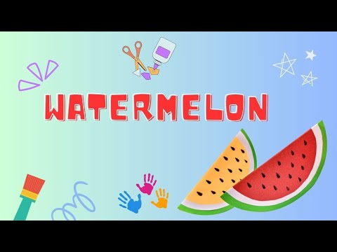 Easy DIY Paper Watermelon Craft 🍉 | Fun Summer Activity for Kids | Cuddle House