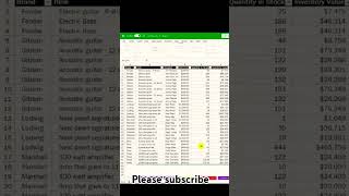 interactive filters in #excel #excelformula