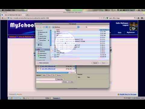 Adding an image-Moodle