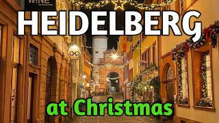 A Winter Christmas Visit to Heidelberg Germany - German Christmas Market