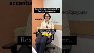 Accenture Interview Questions!!! #yt #motivation #recuirtment #job #youtubeshorts #shorts #accenture