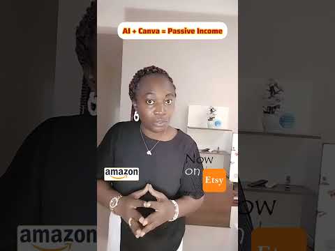 AI + Canva = Passive Income #MakeMoneyWithAI #CanvaHacks #DigitalProducts #MomLife
