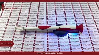Laser Marking Solutions for Baby Toothbrush | Baby Toothbrush Handle Logo Laser Branding machine