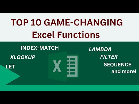 10 Must-Know Excel Functions for Advanced Users
