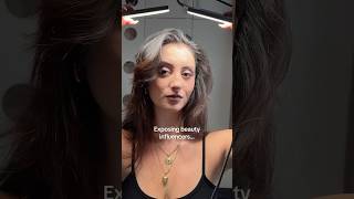 Exposing beauty influencers…😅#realskintexture #makeuptutorial #acnemakeup