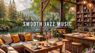 Smooth Jazz Instrumental Music ☕ Cozy Porch Ambience with Jazz Relaxing Music for Studying, Work