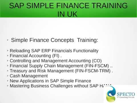 SAP SIMPLE FINANCE ONLINE TRAINING IN USA