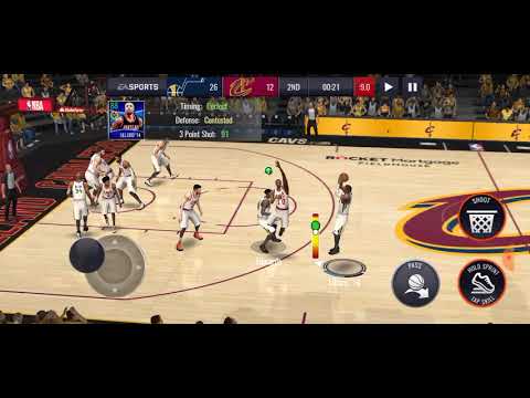 NBA live mobile basketball jazz vs Cleveland