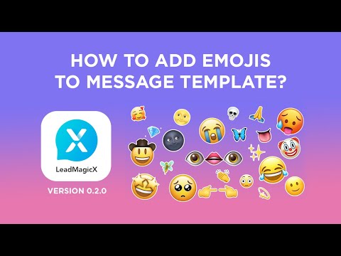 How to Add Emojis to Message Template?